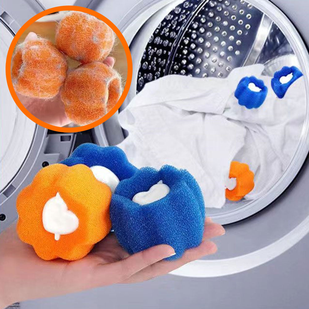 Doggo-hair removal laundry ball